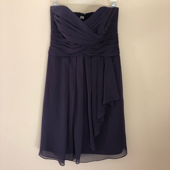 David's Bridal Dresses & Skirts - Purple strapless dress
